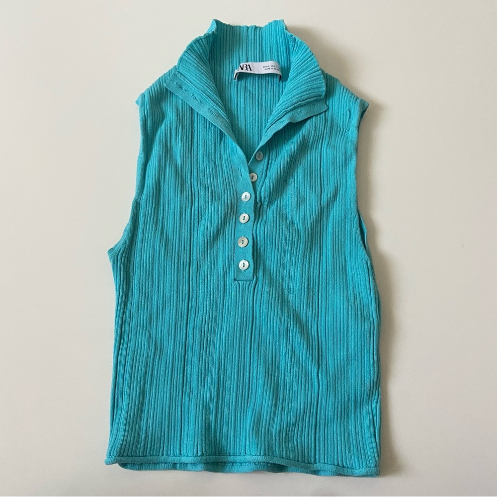 Zara Ribbed Turtle Neck